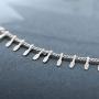Yalice Multi-Layered Triangle Pendant Necklace Chain Dangle Choker Necklaces Jewelry for Women and Girls