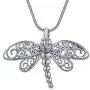 HooAMI Cremation Jewelry for Ashes Silver Dragonfly Pendant Memorial Urn Necklace HooAMI Cremation Jewelry for Ashes Silver Dragonfly Pendant Memorial Urn Necklace