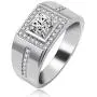 Uloveido Mens Square Wedding Band Cubic Zirconia Comfort Fit Gold/Platinum/Rose Gold Plated Engagement Ring Size 6 7 8 9 KR201 Uloveido Mens Square Wedding Band Cubic Zirconia Comfort Fit Gold/Platinum/Rose Gold Plated Engagement Ring Size 6 7 8 9 KR201