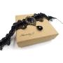 ETERNITY J. Retro Handmade Craft Lace Royal Court Vampire Choker Gothic Necklace Bracelet Black Pendant Chain