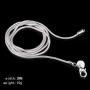 Cy trendy Fashion Snake Rope Chain 925 Sterling Silver Plated Men Women Jewelry Necklace 24