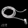 Cy trendy Fashion Snake Rope Chain 925 Sterling Silver Plated Men Women Jewelry Necklace 24