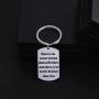 Zuo Bao Brother Gifts Brother Keychain There is no Better Friend Than a Brother Gift for Friend Family Jewelry