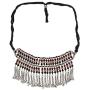 Crunchy Fashion Bollywood Traditional Indian/Bohemian Style Afgani Oxidized Silver Boho Gypsy Tribal Handmade Jewelry Necklace for Women/Girls