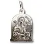 Rosa Mystica Sterling Silver St Francis of Assisi Feeding The Birds Medal Rosa Mystica Sterling Silver St Francis of Assisi Feeding The Birds Medal
