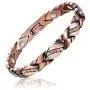 Copper Bracelet for Women Magnetic Arthritis Therapy Bracelets for Pain Crystal Link Chain Charm Jewelry Gift 3500 Gauss Magnets with Adjust Tool Copper Bracelet for Women Magnetic Arthritis Therapy Bracelets for Pain Crystal Link Chain Charm Jewelry Gift 3500 Gauss Magnets with Adjust Tool