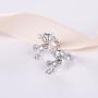 925 Silver Cute Pig/Panda Bear/Dog/Cat Earrings Stud Solid Sterling Jewelry'' Kiss me Hug Me'' 3D Kitten Earring