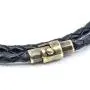 Lobo Verde Handmade Double Wrap Braided Leather Bracelet with Magnetic Copper Clasp Lobo Verde Handmade Double Wrap Braided Leather Bracelet with Magnetic Copper Clasp