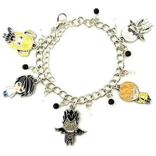 Universe of Fandoms Anime cartoon Horror Death not Charm Bracelet Gifts for Women girl Universe of Fandoms Anime cartoon Horror Death not Charm Bracelet Gifts for Women girl