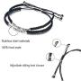 Shonyin Morse Code Bracelets for 2 Matching Adjustable Bracelet Set Funny Jewelry Unique Gift for Women Men