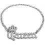 GWOOD Crown Queen Necklace with Crystal Rhinestones, or Earrings