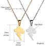RZCXBS Thunder Necklace Hypoallergenic Surgical Stainless Steel Storm Cloud Lightning Pendant Necklace
