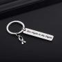 ENSIANTH Cancer Awareness Keychain Her Fight is My Fight Keychain Cancer Survivor Gift Cancer Fighter Gift