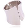 HAHA&TOTO Women Luxury Gold Smooth Statement Bangle Bracelet, Geometry Shape Gothic Style Chunky Bangle Fashion Jewelry