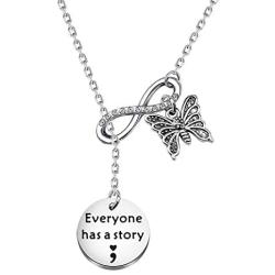HOLLP Story Keychain Inspirational Jewelry Gift for Friends