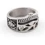 Gungneer Stainless Steel Wedjat Eye of Horus Ring Scarab God of Egypt Pyramid Ancient Vintage Jewelry US Size 7-13 Gungneer Stainless Steel Wedjat Eye of Horus Ring Scarab God of Egypt Pyramid Ancient Vintage Jewelry US Size 7-13