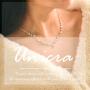 Unicra Bride Silver Necklace Earrings Set Crystal Bridal Wedding Jewelry Sets Rhinestone Choker Necklace for Women and Girls(3 Piece Set - 2 Earrings and 1 Necklace) (Silver 1)