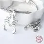 EVESCITY Black Pave Sparkling Realistic Scorpion Cancer Zodiac 925 Sterling Silver Beads For Charm Bracelets ♥ Best Jewelry Gifts for Her Holidays Women ♥ EVESCITY Black Pave Sparkling Realistic Scorpion Cancer Zodiac 925 Sterling Silver Beads For Charm Bracelets ♥ Best Jewelry Gifts for Her Holidays Women ♥