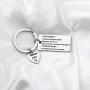 Friends Thank You Gift Friends Keychain I Feel So Lucky That My Friend is You Friendship Jewelry Going Away Gifts (Friends Keychain 02)
