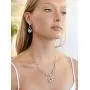 Mariell Silver Vintage Crystal Necklace and Earrings Jewelry Set for Prom, Bridal and Bridesmaids Mariell Silver Vintage Crystal Necklace and Earrings Jewelry Set for Prom, Bridal and Bridesmaids