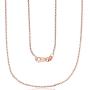 14K Yellow Gold Solid 1mm-2.20mm Diamond Cut Cable Chain with Lobster Claw Clasp | Italian Gold Necklaces | Gold Cable Necklaces for Men and Women