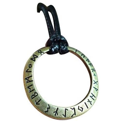 SanLan Hollow Simple Rustic Viking Talisman Pendant Necklace