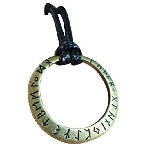 SanLan Hollow Simple Rustic Viking Talisman Pendant Necklace SanLan Hollow Simple Rustic Viking Talisman Pendant Necklace