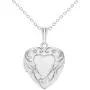In Season Jewelry Memories Love Heart Photo Locket Pendant Necklace Girls Kids 16''