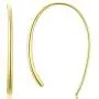 18K Gold Vermeil Minimal Curved Bar Drop Line Earrings 18K Gold Vermeil Minimal Curved Bar Drop Line Earrings
