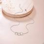 30th Birthday Gifts for Women,Sterling Silver 3 Circle CZ Necklace for Her Three Decade Jewelry,30 Years Old Birthday Gift Ideas
