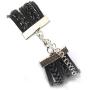 Handcrafted Harry Potter Bracelet, Antique Silver Harry Potter, Bead,Owls, Wings Charm Black Leather Bracelet Wristband Jewelry Gift