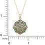 Disney Aladdin Yellow Gold Plated Crystal Lotus Flower Pendant Necklace, 18” Chain Disney Aladdin Yellow Gold Plated Crystal Lotus Flower Pendant Necklace, 18” Chain
