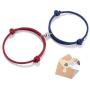 BOCHOI 2Pcs Magnetic Couples Bracelets Mutual Attraction Vows of Eternal Love Relationship Matching Jewelry Gifts for Women Men Bf Gf Friends BFF Him Her Birthday