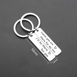 MAOFAED Couple Keychain Friends TV Show Inspired Friendship Jewelry Ill Be There For You Cause You Are There For Me Too Gift for BFF Boyfriend