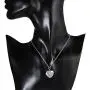 925 Silver Angel Wing Heart Urn Pendant Necklace For Ashes - A piece of my heart is in heaven Memorial Keepsake Cremation Jewelry 925 Silver Angel Wing Heart Urn Pendant Necklace For Ashes - A piece of my heart is in heaven Memorial Keepsake Cremation Jewelry
