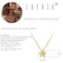 LOYATA Coin Necklaces Gold Disc Pendant Initial Diamond Cubic Zirconia Twisted 14K Gold Filled Dainty Chain Personalized Letter Jewelry Gift for Women