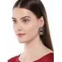 Aheli Indian Ethnic Oxidized Dangle Jhumki Earrings Set Tribal Gypsy Designer Bollywood Casual Wear Antique Jewelry for Women