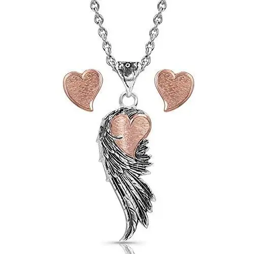 Montana Silversmiths Western Heart Themed Jewelry Set Collection
