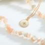Taktik Boho Layered Coin Pendant Necklaces Gold Moon Necklace Chain Sequins Jewelry for Women and Girls