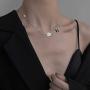 YinShan Dainty S925 Sterling Silver Jewelry Adjustable Choker Necklace Chain and Bracelet