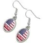 GRAPHICS & MORE President Trump American Flag Novelty Dangling Drop Oval Charm Earrings GRAPHICS & MORE President Trump American Flag Novelty Dangling Drop Oval Charm Earrings