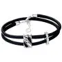925 Sterling Silver Vintage Bracelets for Women Adjustable Leather Wrap Bracelets