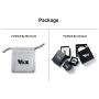 Vnox Jewelry Stainless Steel Womens Symbol Sisters Bracelet for Gay & Lesbian Pride,Silicone Chain