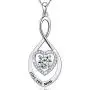MUATOGIML Mothers Birthday Gifts 925 Sterling Silver Love You Mom Heart Infinity Pendant Necklace for Women Nana