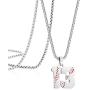 Joycuff Baseball Number Necklace 1-99 Charm Pendant Stainless Steel Necklaces Sport Fans Jewelry Gift