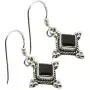 SilverStarJewel 925 Sterling Silver Natural Black Onyx Oxidized Drop Dangle Earrings 1.2'' SilverStarJewel 925 Sterling Silver Natural Black Onyx Oxidized Drop Dangle Earrings 1.2''