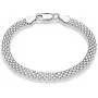 Miabella 925 Sterling Silver Italian 6mm Solid Bismark Mesh Link Chain Bracelet for Women 6.5, 7, 7.5, 8 Inch Made in Italy Miabella 925 Sterling Silver Italian 6mm Solid Bismark Mesh Link Chain Bracelet for Women 6.5, 7, 7.5, 8 Inch Made in Italy