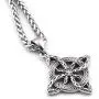 GUNGNEER Men Stainless Steel Irish Knot Shield Protection Pendant Necklace 20'' 28'' Keel Chain Celtic Jewelry Amulet GUNGNEER Men Stainless Steel Irish Knot Shield Protection Pendant Necklace 20'' 28'' Keel Chain Celtic Jewelry Amulet