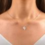 Yalice Tropical Palm Tree Pendant Necklace Chain Short Coconut Necklaces Jewelry for Women and Girls