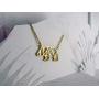 La Menagerie Bear Gold Origami Jewelry & Gold Geometric Necklace – 18 Karat Plated Gold Necklace & Bear Necklaces for Women – Bear Necklace for Girls & Origami Necklace